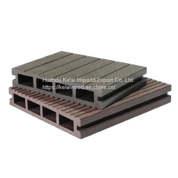 Promotion Price Hollow Composite Decking Board for Balcony Waterproof Wpc Terrace Decking photo-2