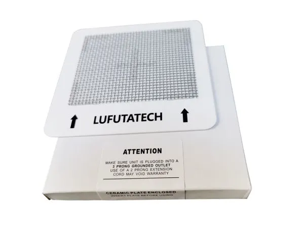 Lufuta Universal Ceramic Ozone Plates 4.5'X4.5