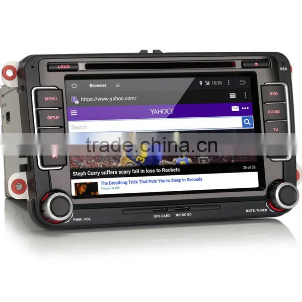 Erisin ES2698V 7" Touch Screen Android 4.4.4 Car Radio Player GPS for Golf 6 photo-2