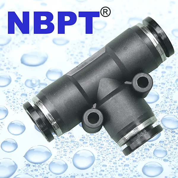 3 Way PUT Series Union Tee Type, Plastic Air/Water Connection Tube Fittings, Pneumatic Air/Water Quick Connect Pipe Fittings photo-5