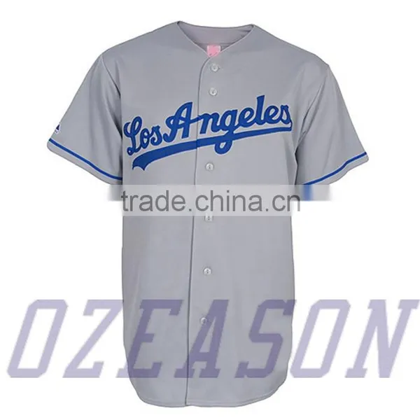 2016 Newest Customized Sublimation Design Buttons Wholesale Women Baseball t Shirt on Sale photo-4
