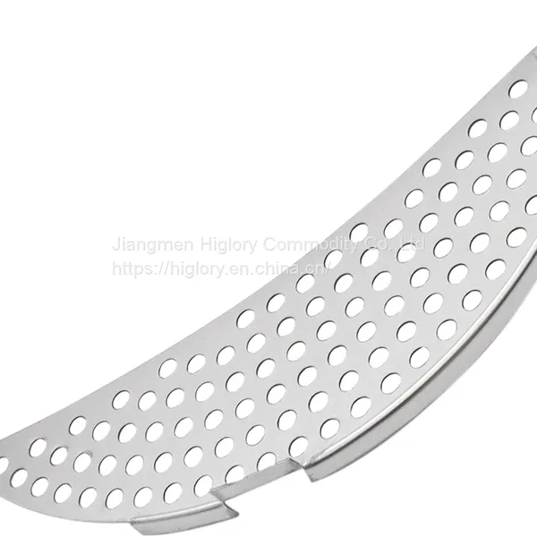 Kitchen Stainless Steel Fruits and Vegetables Washing Strainer Draining Colander Basket Durable Hander & Base Mesh Colanders photo-2