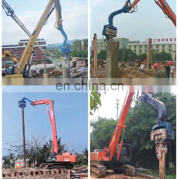 Kyotechs 15-18 Tons Excavator Vibro Hammer KTS200A Used Hydraulic Mini Excavator Pile Driver photo-3