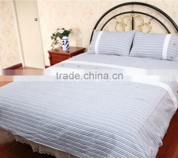Yarn Dye 100% Cotton Duvet Cover photo-5