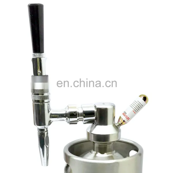 2021 New Design Stout Tap System With 2 Liter Keg Tap Gas & Liquid Ball Lock for Home Brewing in Cheap Price photo-2