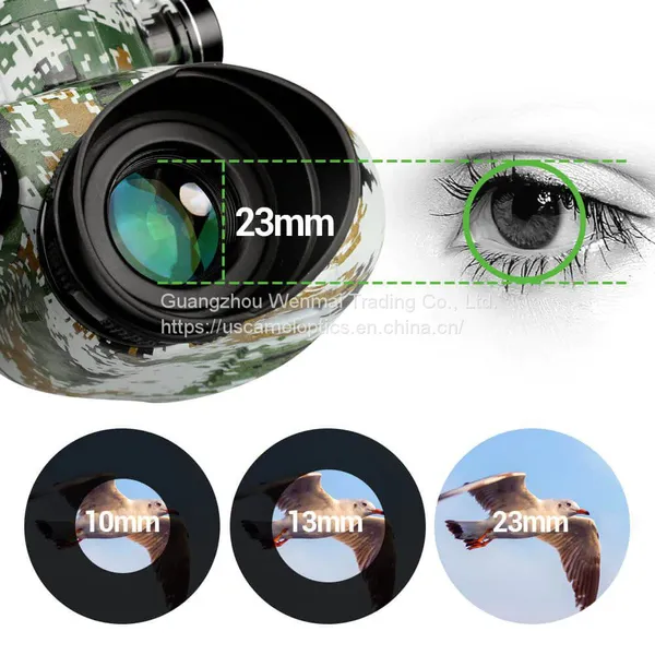 Uscamel Optics 10x50 Marine Camouflage Binoculars With Rangefinder & Compass photo-4