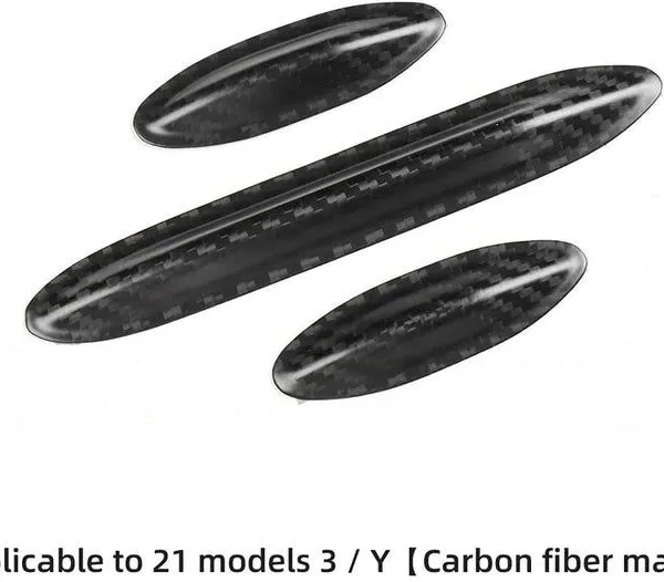 Real Carbon Fiber Central Control Panel Stickers for Tesla Model 3 & Model Y photo-2