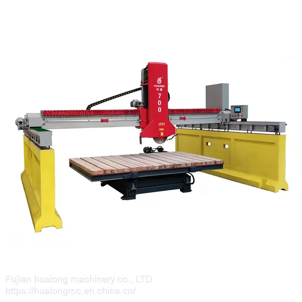 Hualong Machinery Bridge Saw Cutting Machine Stone Processing Machine for Granite,Marble,Quartz Straight Cutting 45 Degree Cutting photo-4