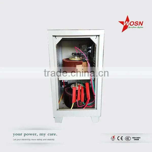 220V AC Output Single Phase Approve Portable 10000W Automatic Voltage Regulator photo-5