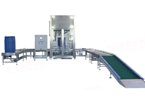 200L Visual Fully Automatic High-Precision Reliable Dangerous Goods Liquid Weighing Oil Chemical Filling Machine Factory photo-4