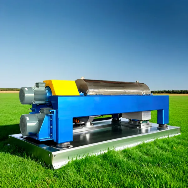 Industrial Decanter Centrifuge for Kitchen Waste Dewatering Food Waste Separation Equipment photo-4
