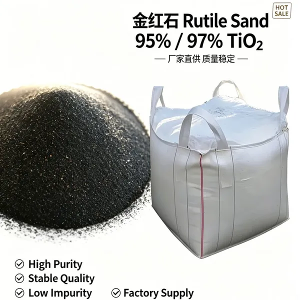Promotional Rutile Ilmenite Natural Rutile Sand Welding Electrodes Rods Price High Purity 90% 92% 95% Rutile Sand