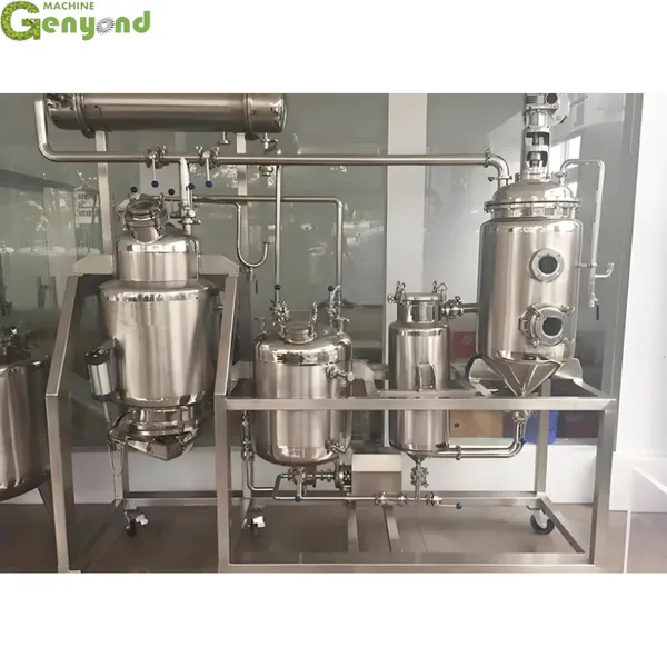 Shanghai Genyond Popular Product 200L Essential Oil Distiller Equipment Wholesale Retail