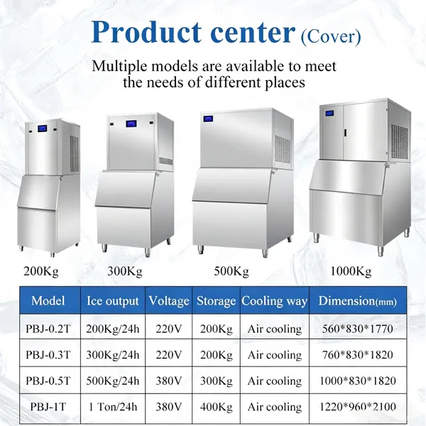 High Capacity 1000kg Flake Ice Maker, Heavy Duty Ice Equipment for Aquatic Product & Supermarket photo-4