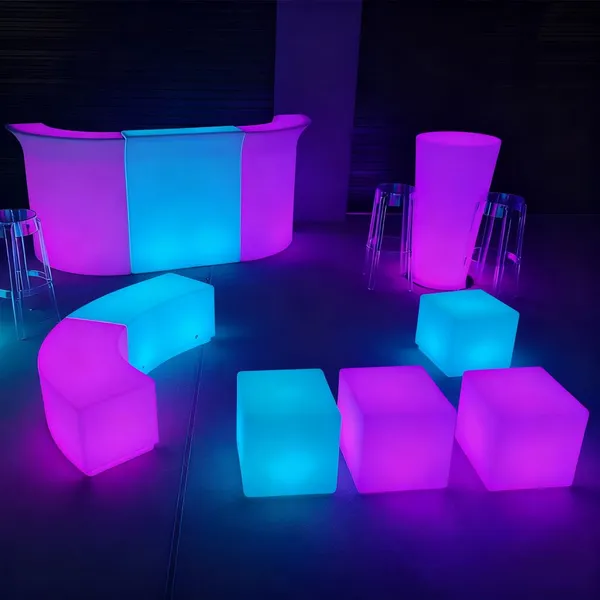 Led Bar Counter/remote Control RGBW Color Change Led Furniture Led Bar Counter Mobile Bar photo-3