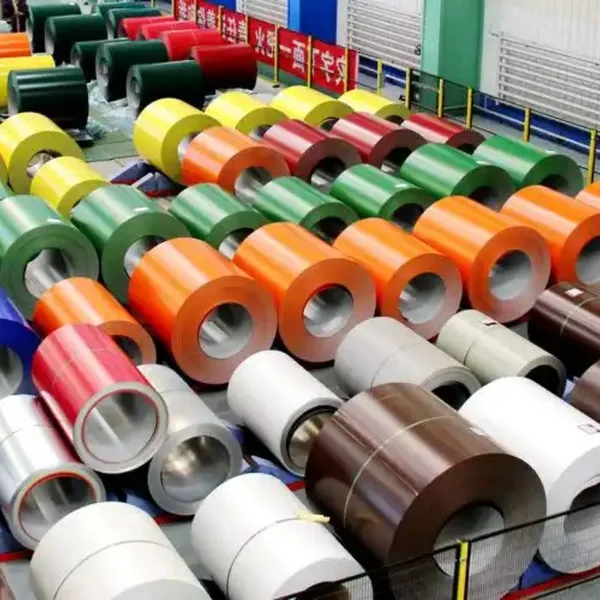 High Weather Resistance PPGL Color Coated Galvalume Steel Coil Prepainted Metal Coil For Construction photo-2