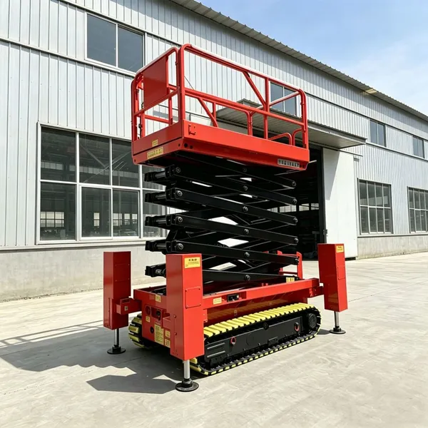 Fully Automated Scissor Lift Platform Mobile Scissor Lift Platform 6m 8m 10m 12m With Aerial Work Platform