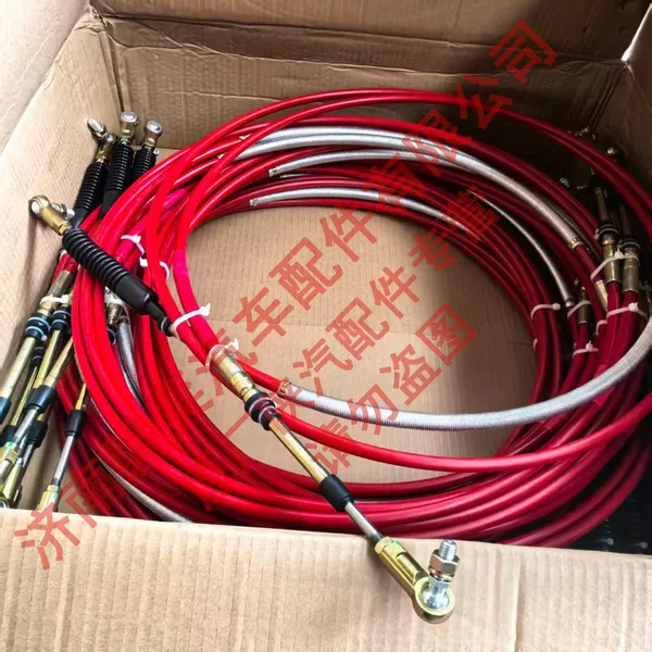 SHACMAN Truck Parts Original Gearshift Flexible Shaft Assembly / ￠10.8 / M10 / 3900 / Red DZ96319240614