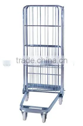 Industrial Wire Mesh Roll Container Trolley photo-2