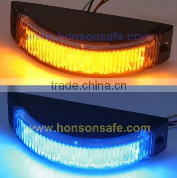 CREE Arc Shape 3W LED Warning Lighthead 6pcs 18W HF-610 photo-4