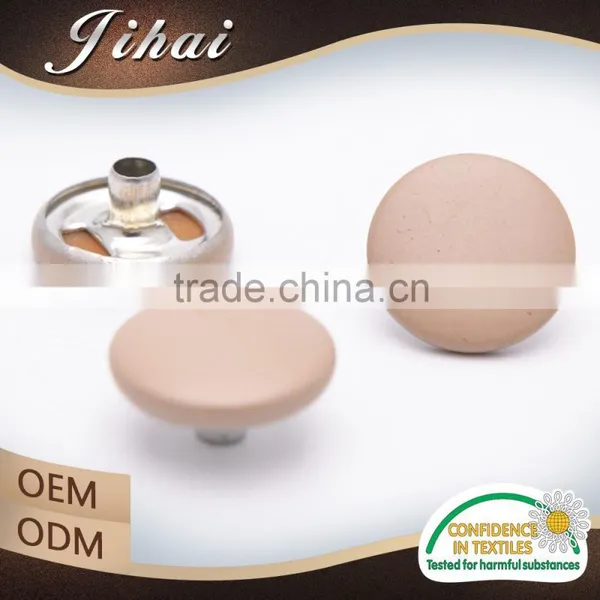 With Logo Paint Brass Spring Clip Two Parts Metal Wholesale Snap Buttons photo-2