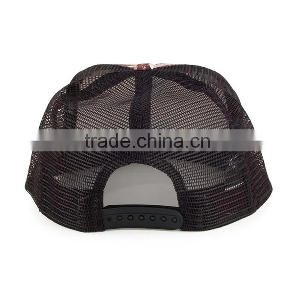 Best Selling Colorful Trucker Mesh Cap With Custom Printed Pattern photo-3