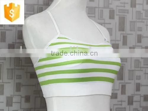 Girls Seamless Underwear, Seamless Bra, Shadow Stripe Underwear for Young Lady photo-2