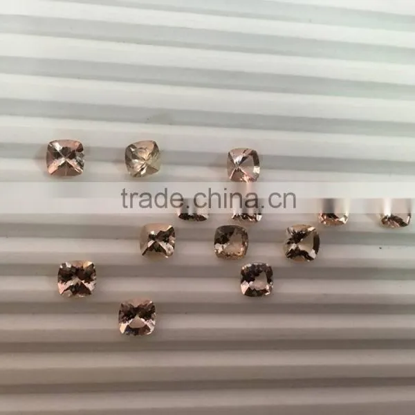 Cushion Shape Morganite Gemstones