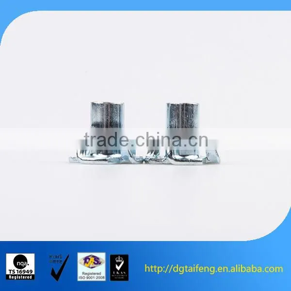 Galvanized Carbon Steel Tee Nuts With 4 Prong DIN1624 photo-3