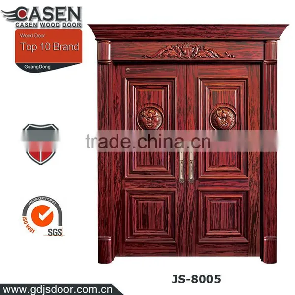 Exotic Design Cherry Solid Wood Pocket Doors photo-4