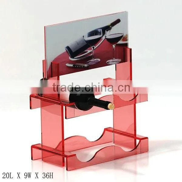 Durable and Elegant Modern Acrylic Wine Display Rack,modern Acrylic Display Rack photo-2