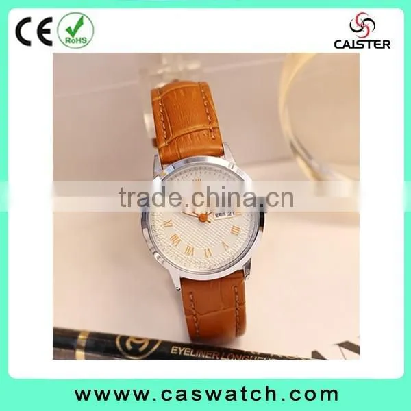 Classic Roman Numerals Couple Watch, Luxury Quality Japan Movement Watch, Water Resistant Stainless Steel Back Watch on photo-3