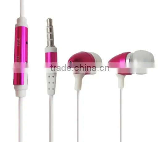 Handsfree Earphones With Microphone For Iphone and Mobile Phone