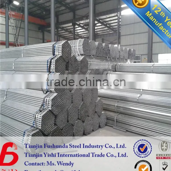 Free Sample Cold Galvanized Steel Pipe for Wire Pipe