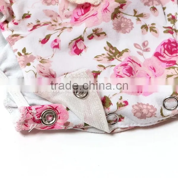 Summar 2016 Hot Wholesale Girls' Boutique Clothing Cotton Soft Printed Baby Romper photo-6