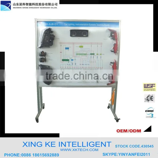 Auto Training Equipment, Car Lighting, XK-SJB-DGYB Car Lighting System Training Board