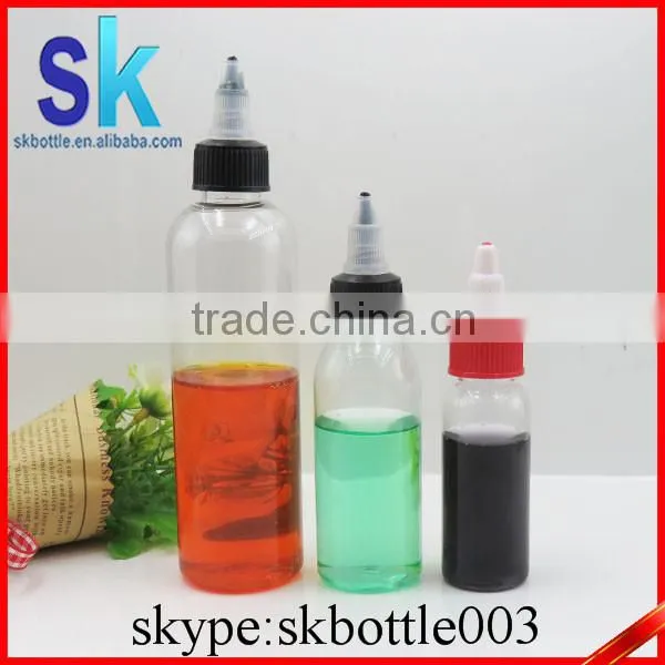 e Liquid 30ml 60ml 120ml Pet Bottle With Twist Cap Plastic Twist Cap Bottle Wholesale photo-3