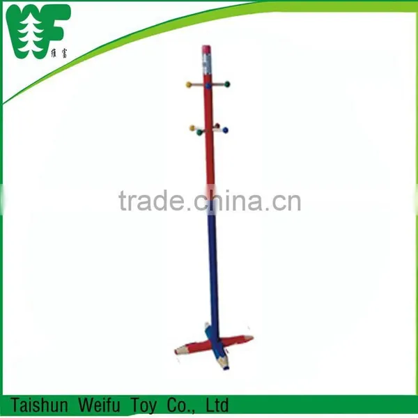 Kids pencil bedroom wooden coat rack stand , coat rack                        
                                                Quality Choice