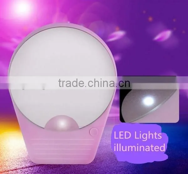 Single Side Plastic Led Lighted Mirror Magnifying Suction photo-5