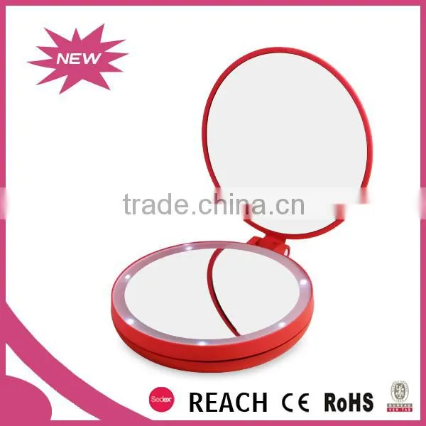 Folding Makeup Double Side Mirror With LED Light photo-4