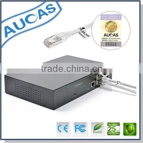 Cat5e UTP White Flat Patch Cable/patch Cord Cable photo-3