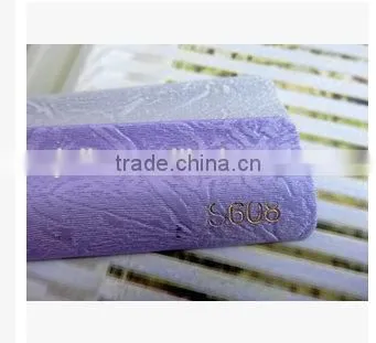 25mm Pvc Blind S Shape Slat With Emboss Flower/roller Blind photo-5