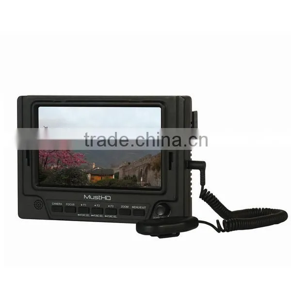 MustHD 5 Inch Lcd Monitor With av Input HDMI Input Focus Assist Marker False Color photo-5