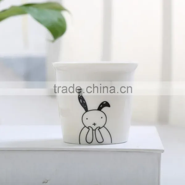 White Chinese Zodiac Animals Ceramic Coffee Mug photo-6