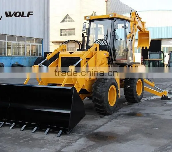 China Famous Brand WOLF Road Construction Backhoe Loader WZ30-25