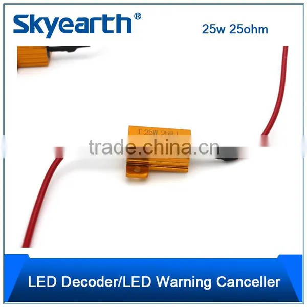 Solve Computer Warning Error Free LED Load Resistor for Turn Signal Light 25w 25ohm photo-6