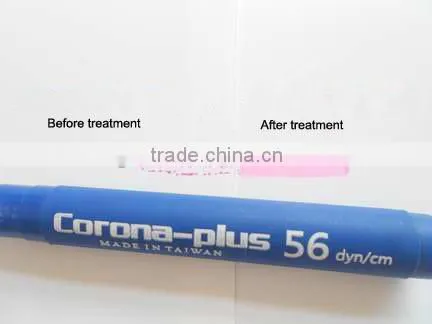 PET film dyne level chart with high quality
