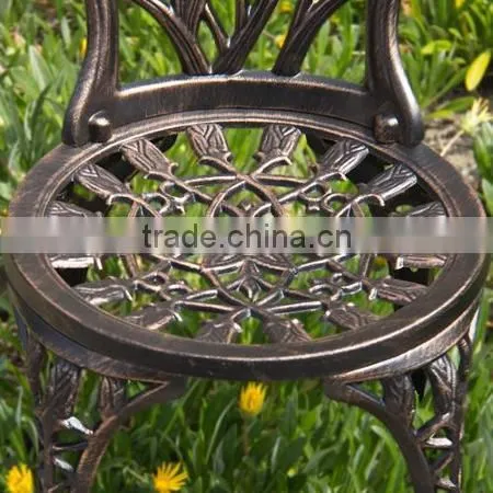 Cast Aluminum Mesh Fabric Garden Furniture photo-3