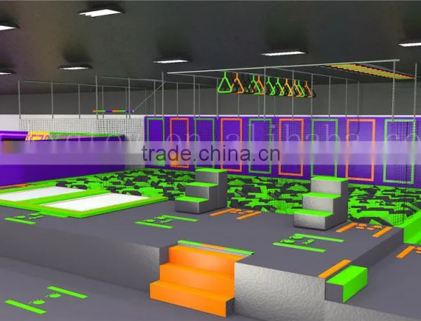 China Manfacturer Factory Direct Sale Trampoline Park Indoor Amusement Indoor Trampoline Park photo-3