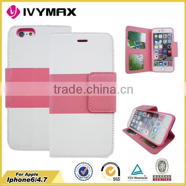 Leather Wallet Case for Apple Iphone 6 Cellphone Case Accessory photo-2